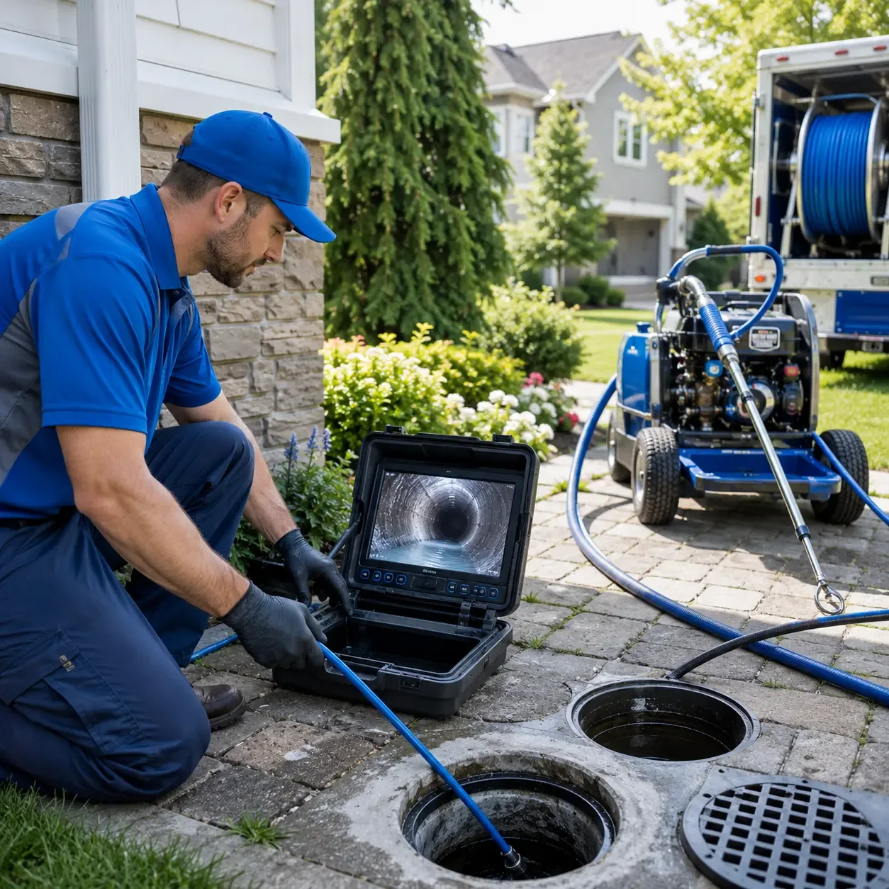 Outdoor drain cleaning professionals serving Bangs, TX